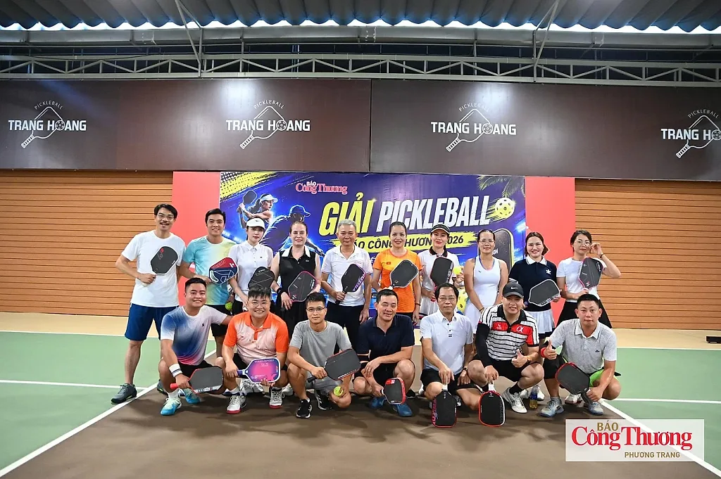 Sôi động Giải Pickleball Báo Công Thương 2026