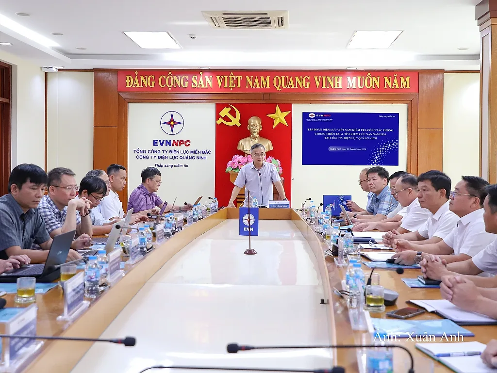EVN kiểm tra công tác phòng, chống thiên tai tại Quảng Ninh