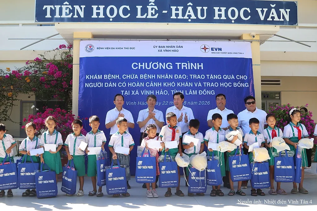Nhà máy Nhiệt điện Vĩnh Tân 4: Đồng hành vì sức khỏe và an sinh xã hội