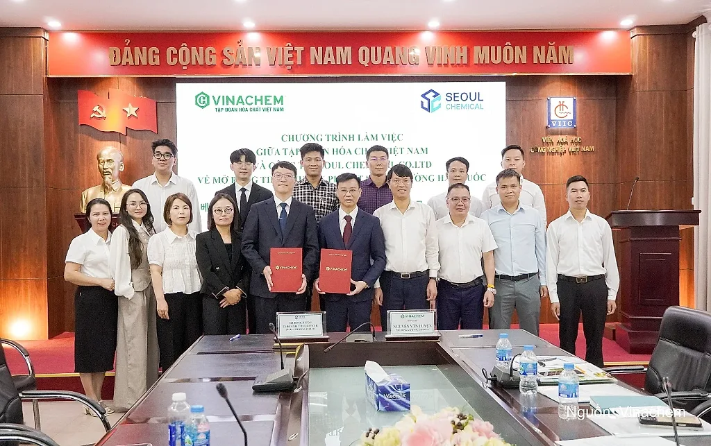 Vinachem thúc đẩy hợp tác, mở rộng thị trường tiêu thụ tại Hàn Quốc