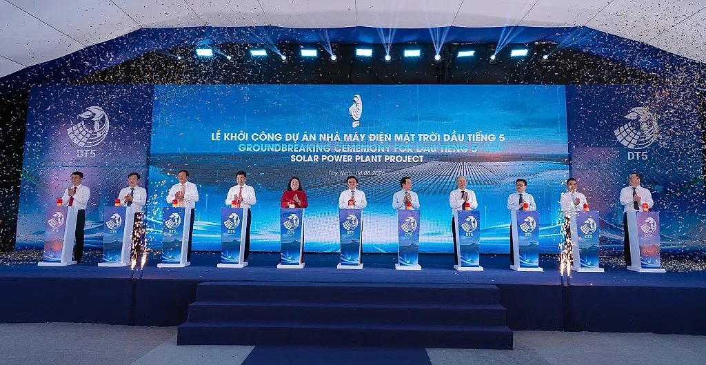Dự án điện mặt trời Dầu Tiếng 5 chọn Trinasolar làm nhà cung cấp mô-đun