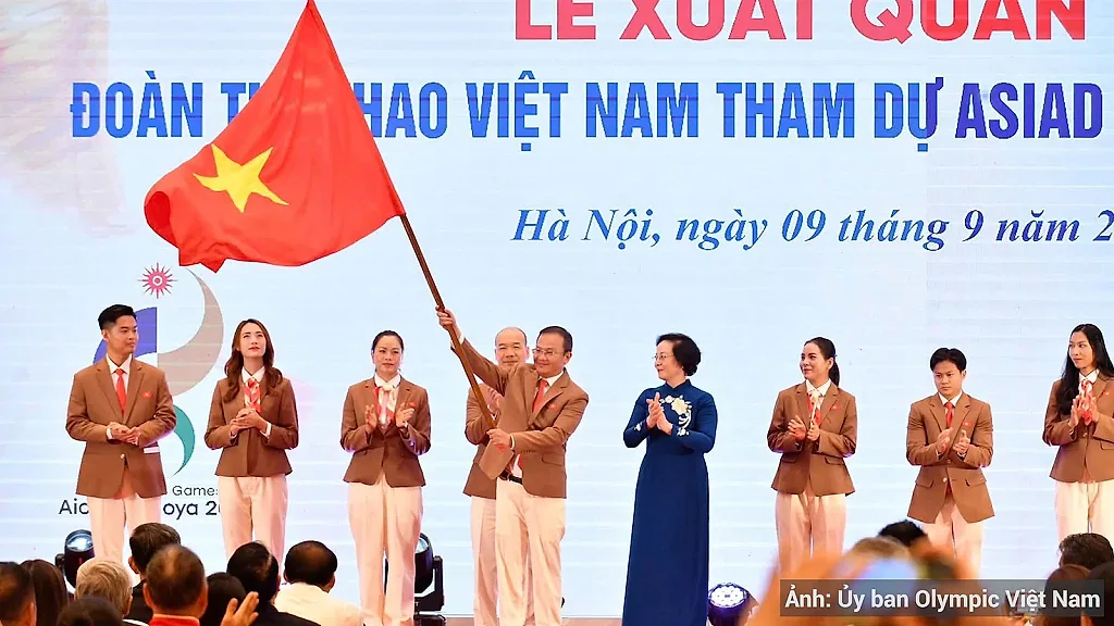Đoàn thể thao Việt Nam xuất quân dự ASIAD 20, phấn đấu giành từ 4 huy chương Vàng