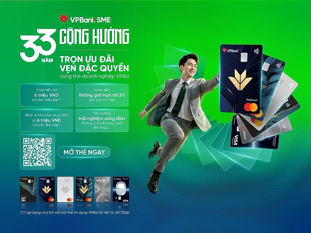 VPBank SME làm mới cuộc đua thẻ doanh nghiệp