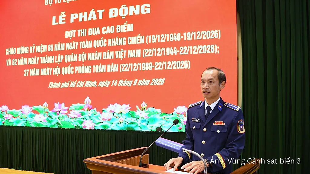Bộ Tư lệnh Vùng Cảnh sát biển 3 phát động đợt thi đua cao điểm