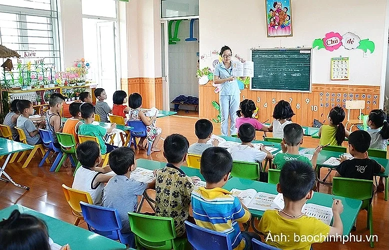 Trẻ 5-6 tuổi thuộc diện phổ cập mầm non được miễn, giảm, hỗ trợ học phí