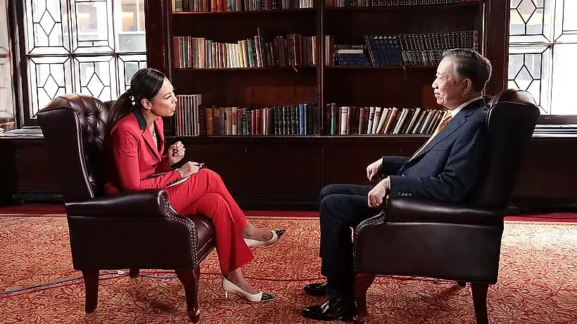 Tổng Bí thư, Chủ tịch nước Tô Lâm trả lời phỏng vấn kênh truyền hình Bloomberg TV
