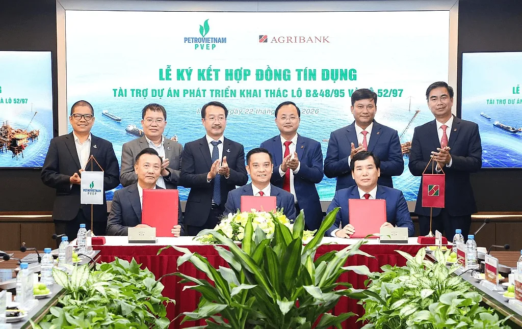 ‏Agribank – PVEP ký kết Hợp đồng tín dụng, đồng hành triển khai dự án năng lượng trọng điểm quốc gia‏