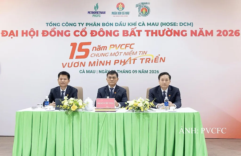 PVCFC thông qua các quyết sách tại Đại hội cổ đông bất thường 2026