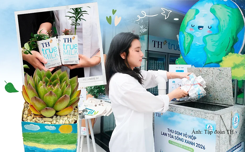 Cùng TH “Thu gom vỏ hộp - lan tỏa sống xanh” đến trẻ em vùng cao