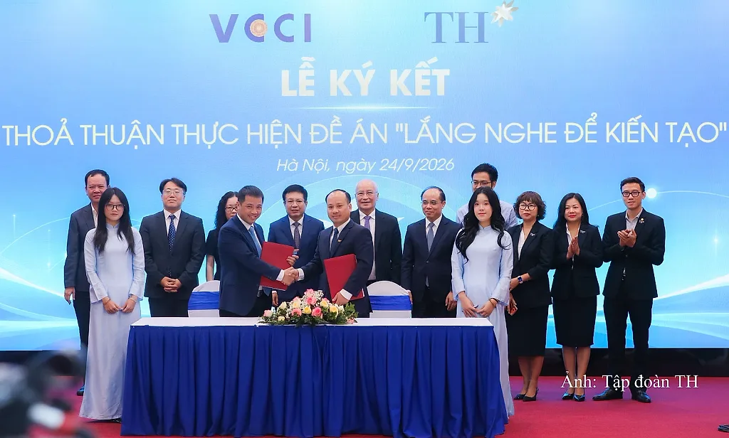 VCCI và Tập đoàn TH hợp tác triển khai Đề án 'Lắng nghe để kiến tạo'