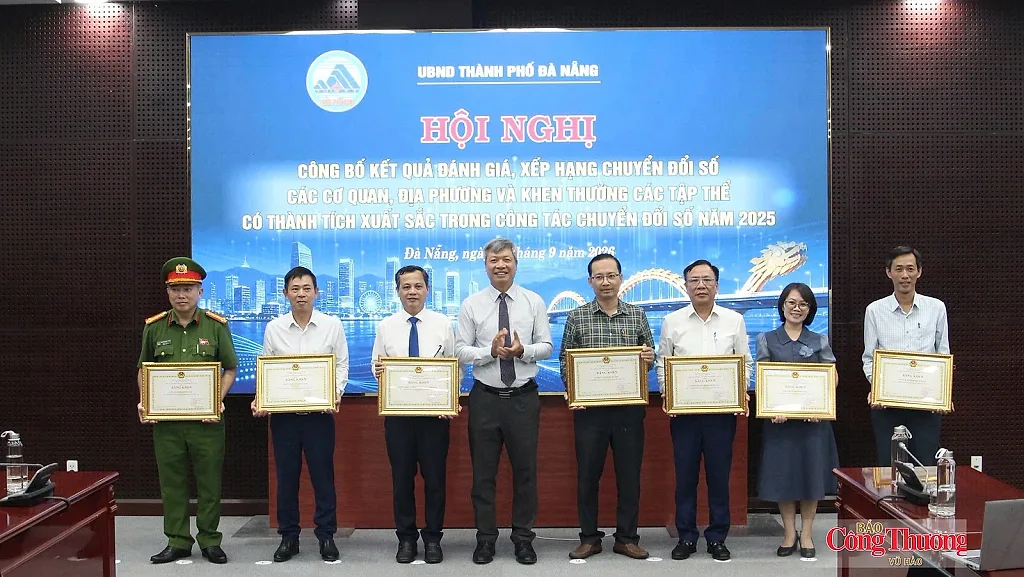 Sở Công Thương Đà Nẵng có thành tích xuất sắc trong chuyển đổi số