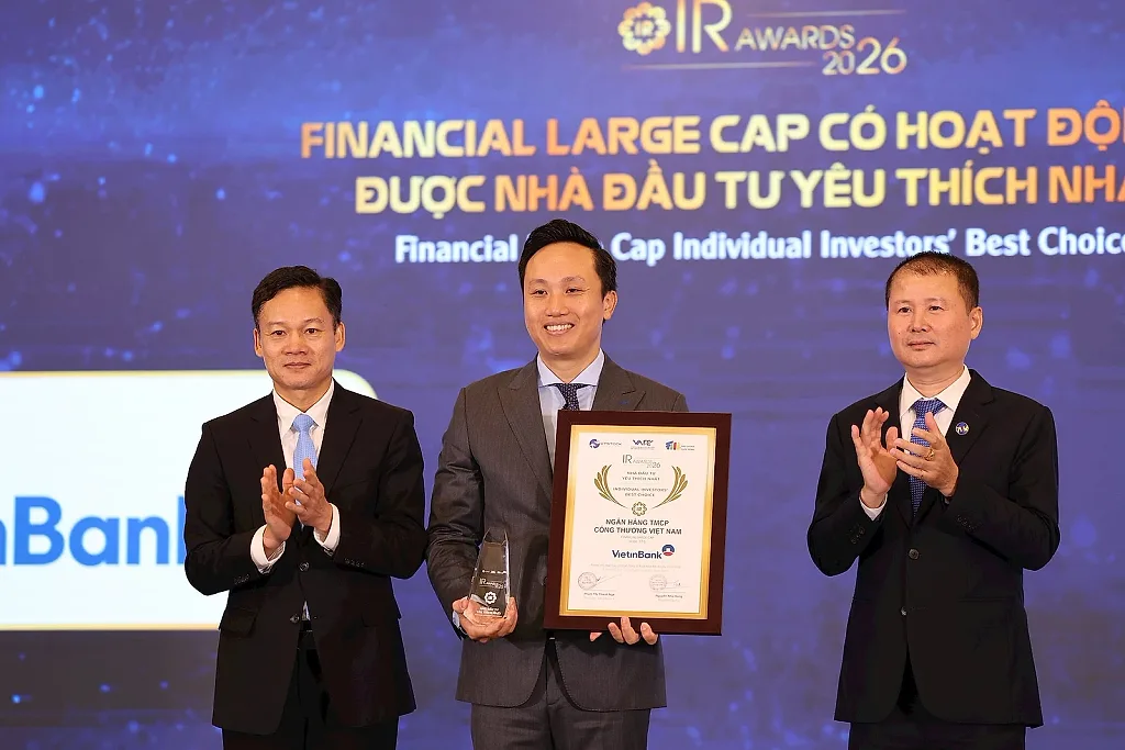 VietinBank được vinh danh "Doanh nghiệp niêm yết có hoạt động IR được Nhà đầu tư yêu thích nhất" năm thứ 4 liên tiếp