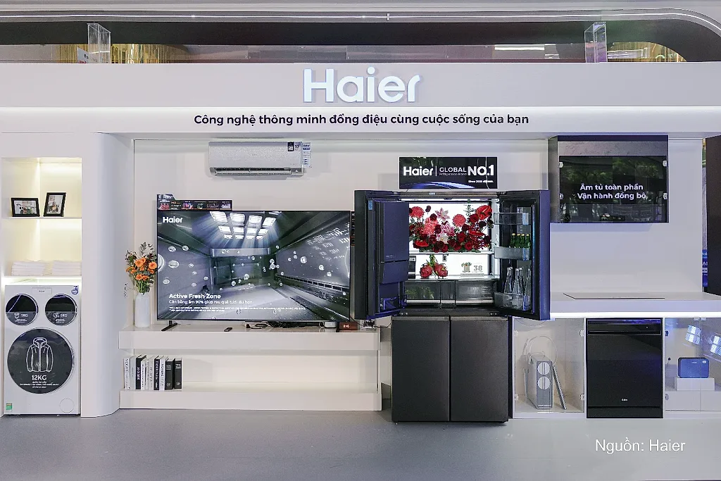 Tủ lạnh cao cấp đắt khách, Haier tăng trưởng 140% mỗi tháng