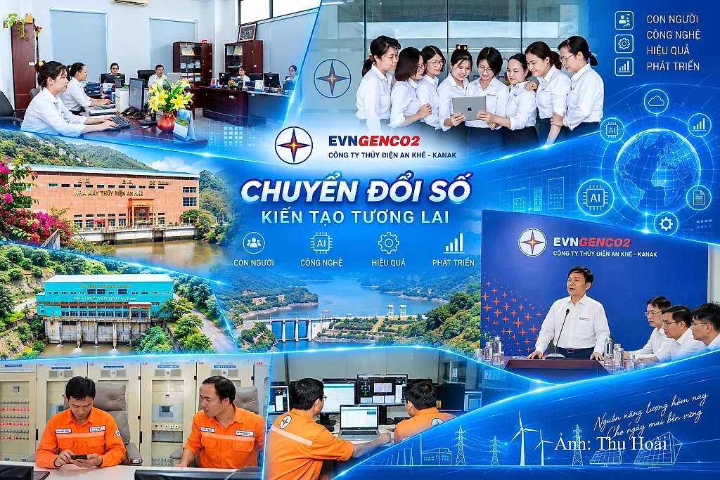 Thủy điện An Khê - Ka Nak: Quản trị hiện đại từ nền tảng số