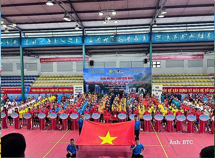 Hơn 700 vận động viên tranh tài Giải Bóng chuyền hơi toàn quốc 2026