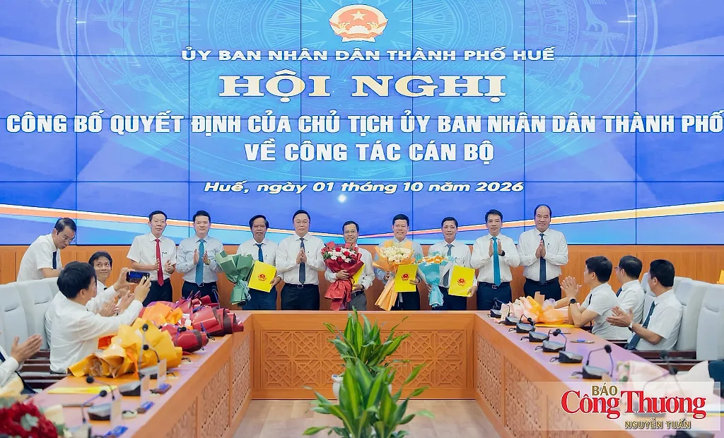 Thành phố Huế: Điều động, bổ nhiệm nhiều cán bộ lãnh đạo sở, ngành
