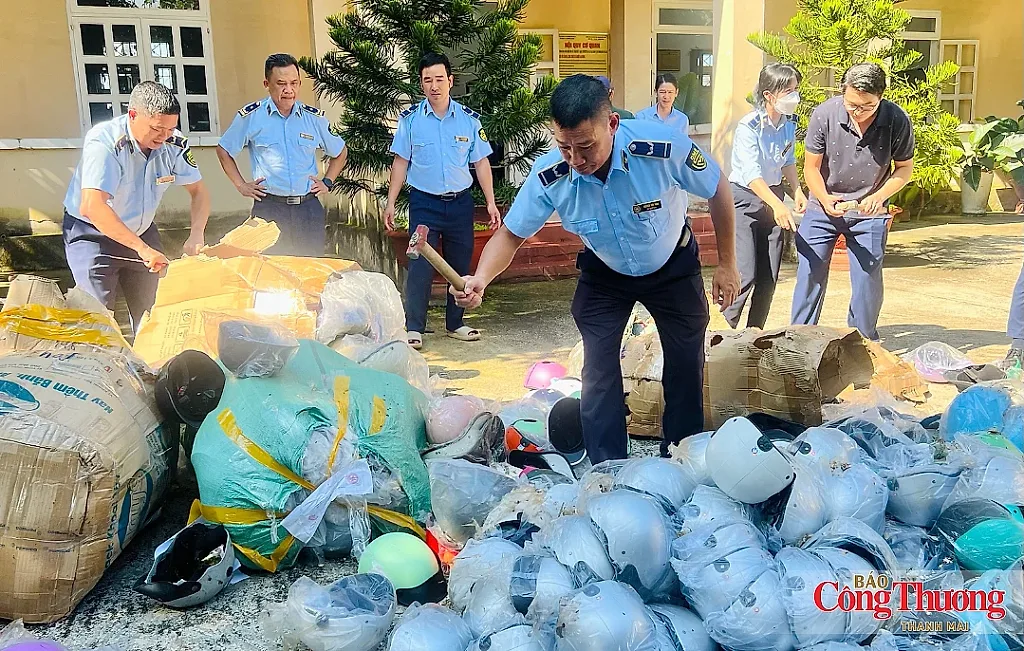 Gia Lai tiêu hủy hơn 1,16 tỷ đồng giá trị hàng hóa vi phạm