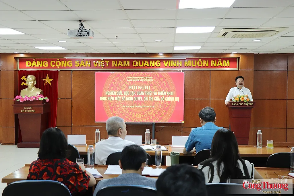 Đảng bộ Báo Công Thương quán triệt và triển khai thực hiện một số nghị quyết, chỉ thị của Bộ Chính trị