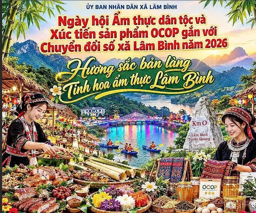 Quét QR thanh toán, khám phá hương vị bản làng tại Ngày hội ẩm thực Lâm Bình
