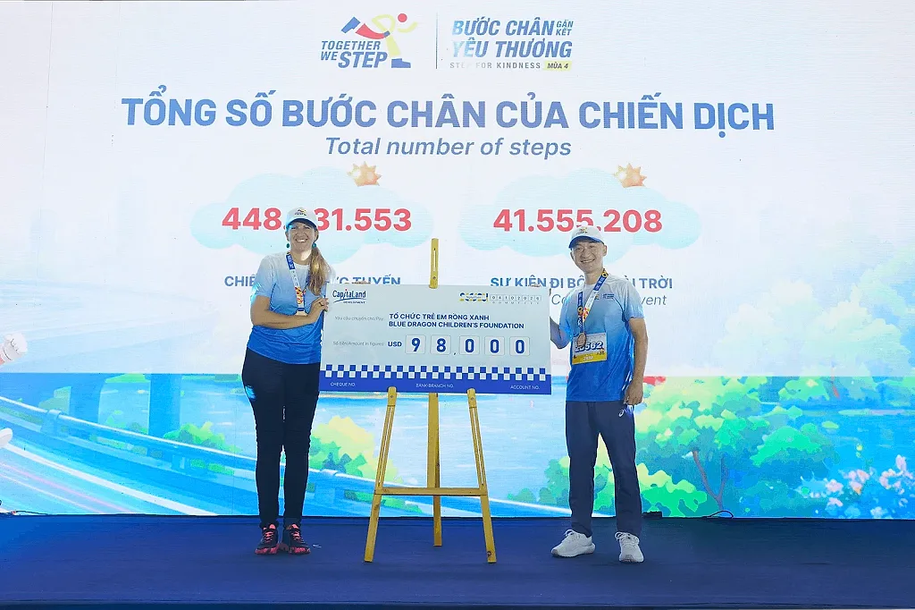 Hơn 8.500 người sánh bước cùng CapitaLand hỗ trợ trẻ em và thanh thiếu niên yếu thế tại Việt Nam