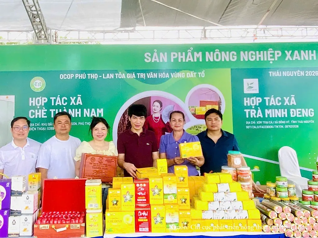 Phú Thọ: Mở rộng thị trường sản phẩm OCOP qua hội chợ, nền tảng số