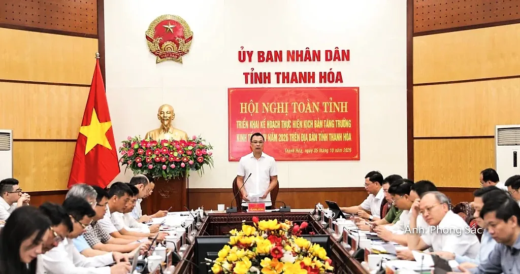 Thanh Hóa quyết tâm đạt tăng trưởng GRDP 11% trong năm 2026