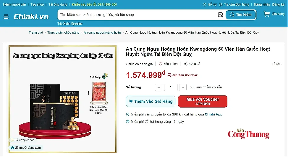 Sự thật An cung ngưu nhìn từ vụ việc Thanh Hóa - Kỳ 2: Những website bán thuốc 'phòng đột quỵ'