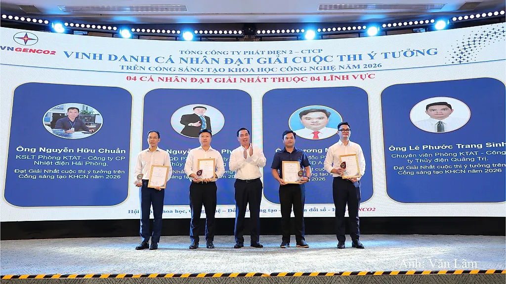 Công ty Thủy điện A Vương đạt 2 Giải nhất về chuyển đổi số EVNGENCO2