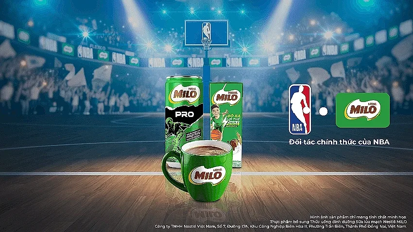 MILO hợp tác NBA, mở rộng chương trình bóng rổ trẻ tại Việt Nam