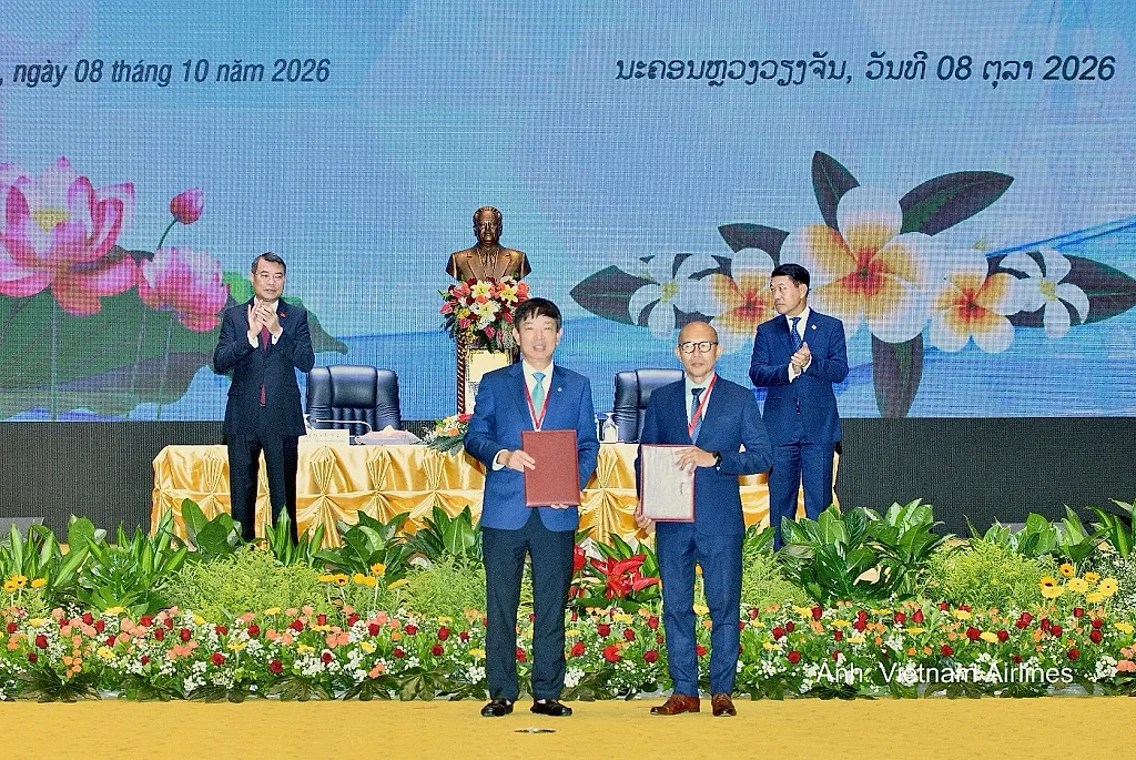 Vietnam Airlines bắt tay đối tác Lào, Campuchia thúc đẩy du lịch Đông Dương
