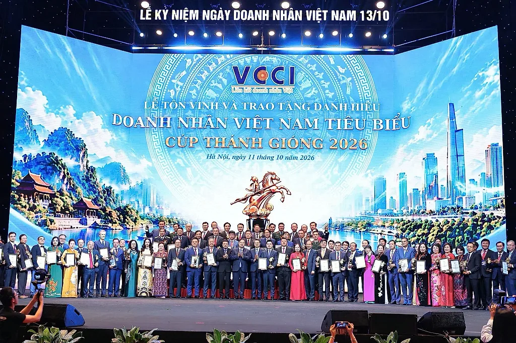 7 lãnh đạo ngân hàng được vinh danh Cúp Thánh Gióng năm 2026