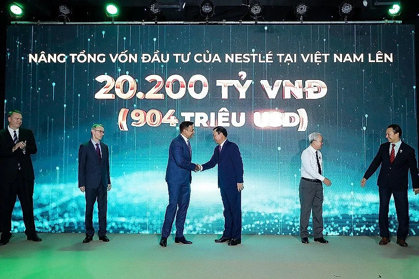 Tháng 4_2025, Nestlé công bố mở rộng sản xuất, khẳng định cam kết đầu tư dài hạn và đóng góp vào sự phát triển kinh tế - xã hội bền vững tại Việt Nam