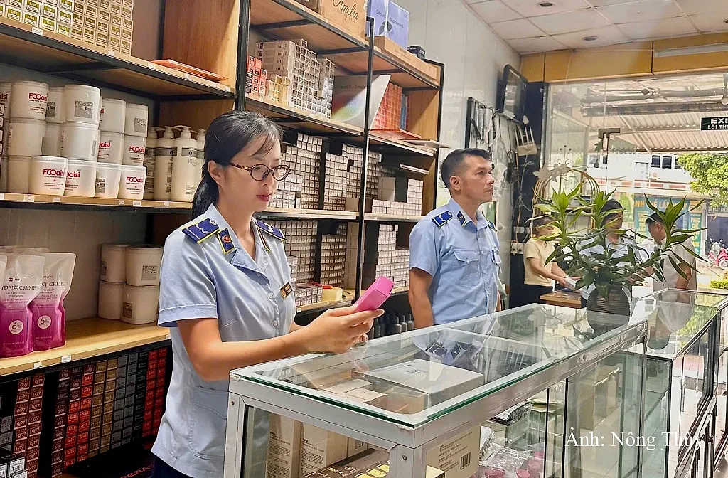Thái Nguyên tăng cường kiểm tra, xử lý vi phạm kinh doanh mỹ phẩm