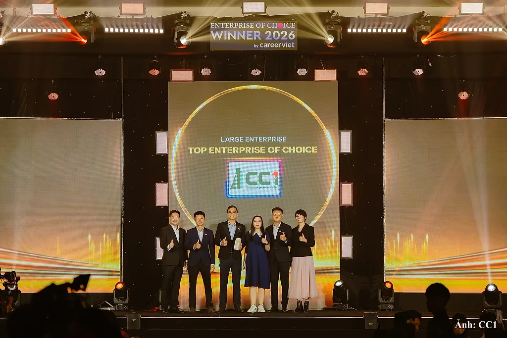 CC1 được vinh danh tại 4 hạng mục của Enterprise of Choice 2026