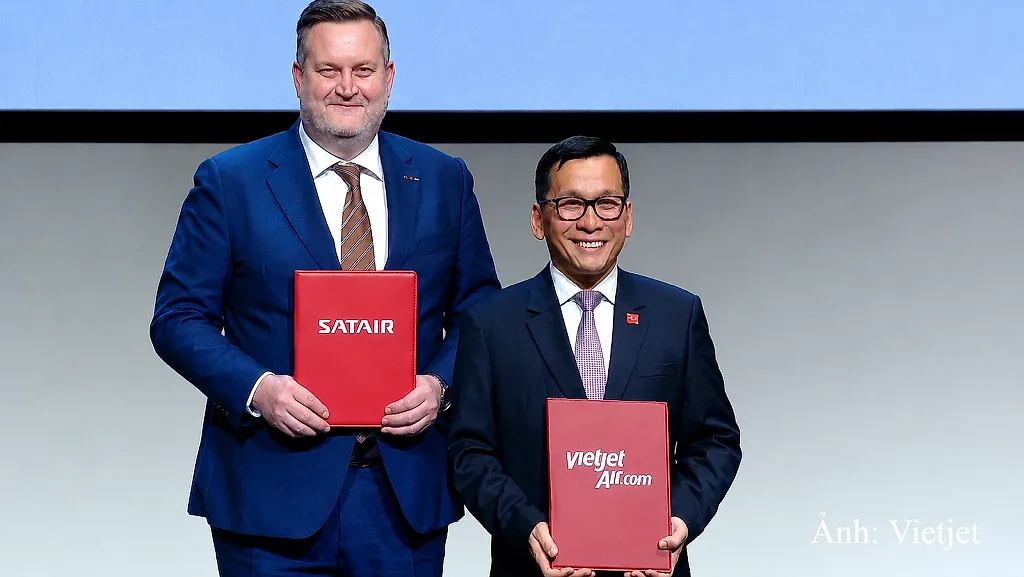 Vietjet hợp tác Satair phát triển chuỗi cung ứng hàng không