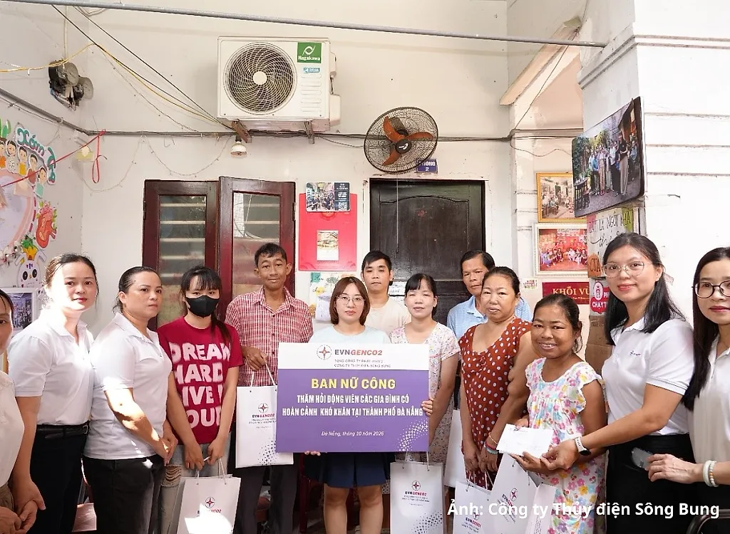 Ban Nữ công Công ty Thủy điện Sông Bung lan tỏa yêu thương dịp 20/10