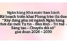 Ngân hàng Nhà nước phát động Phong trào thi đua “Xây dựng phụ nữ ngành Ngân hàng thời đại mới” giai đoạn 2026 - 2030
