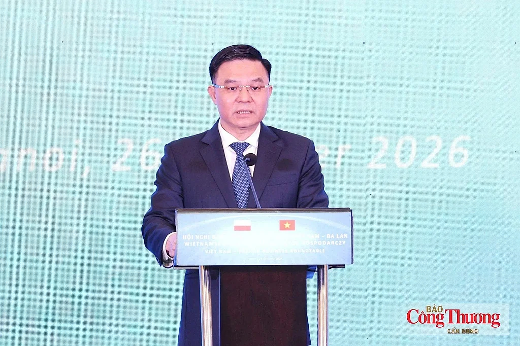 Bộ trưởng Lê Mạnh Hùng nêu ba định hướng đưa hợp tác kinh tế, thương mại Việt Nam - Ba Lan bứt phá