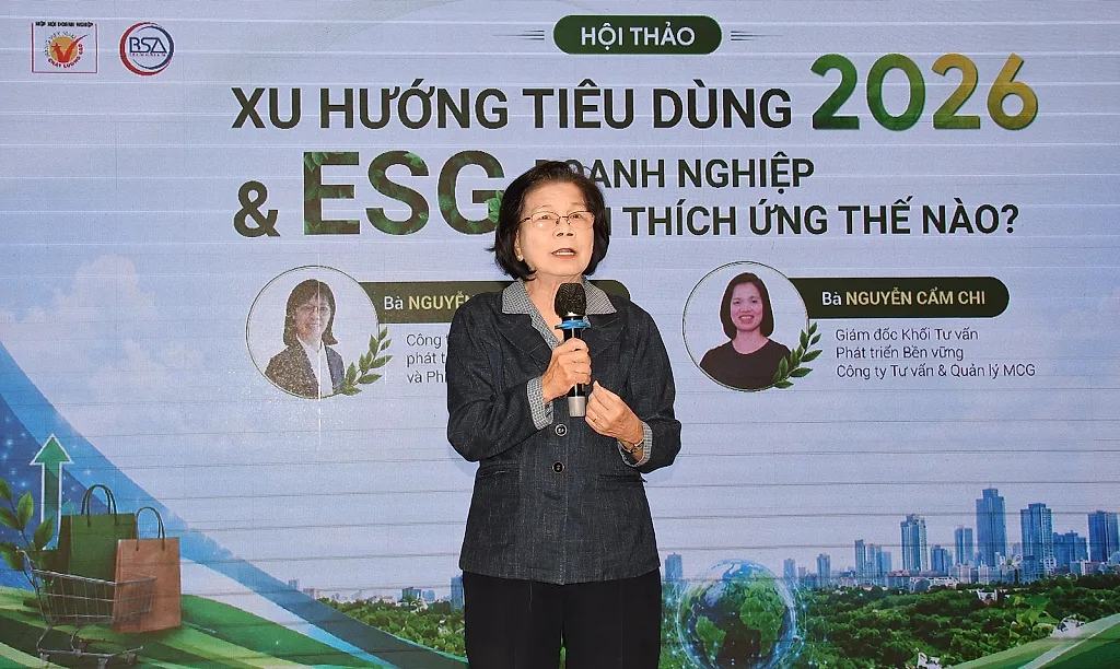 Xu hướng tiêu dùng 2026: Doanh nghiệp thích ứng ESG  để tăng trưởng