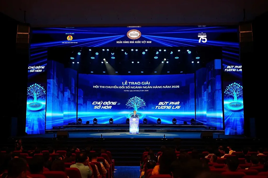 Bế mạc và trao giải Hội thi Chuyển đổi số ngành Ngân hàng 2026: Tôn vinh trí tuệ và khát vọng "bứt phá tương lai" — Ngân hàng Nhà nước Việt Nam