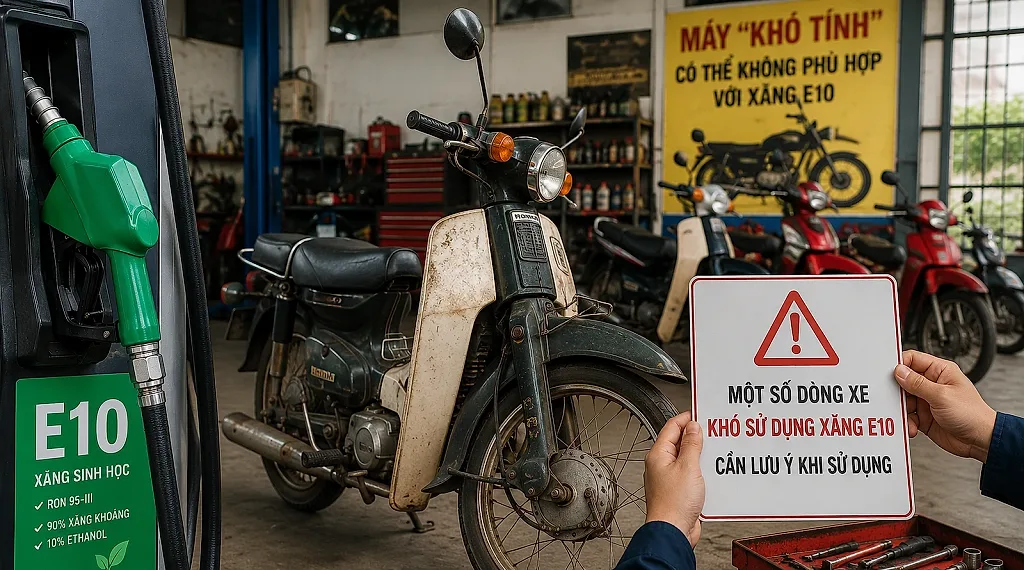 Những mẫu xe máy "khó" dùng xăng E10: Không phải cứ đổ là xe nào cũng chạy ổn