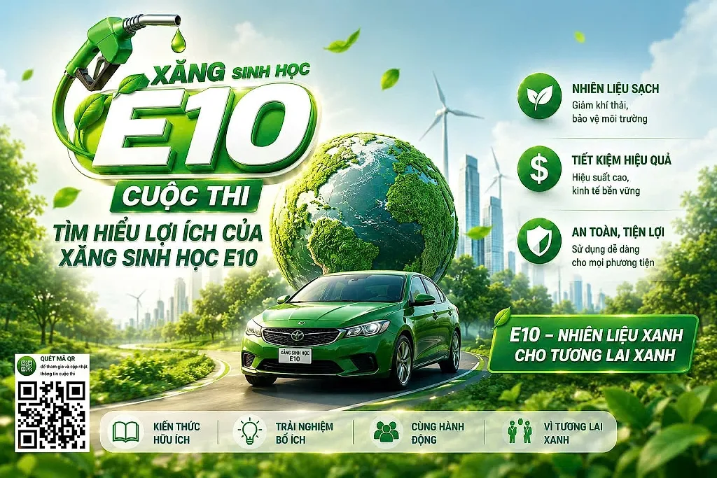 Mở Cổng trực tuyến Cuộc thi tìm hiểu về xăng sinh học E10