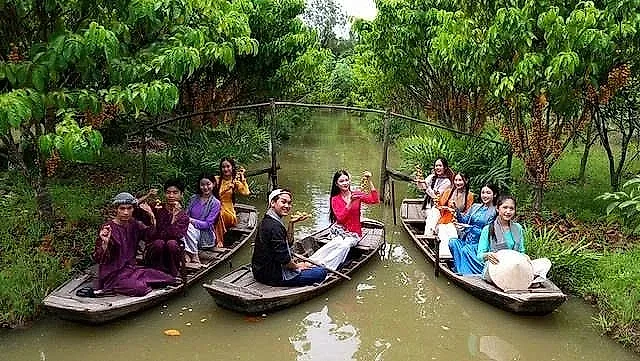Khu vườn của nông dân Cần Thơ