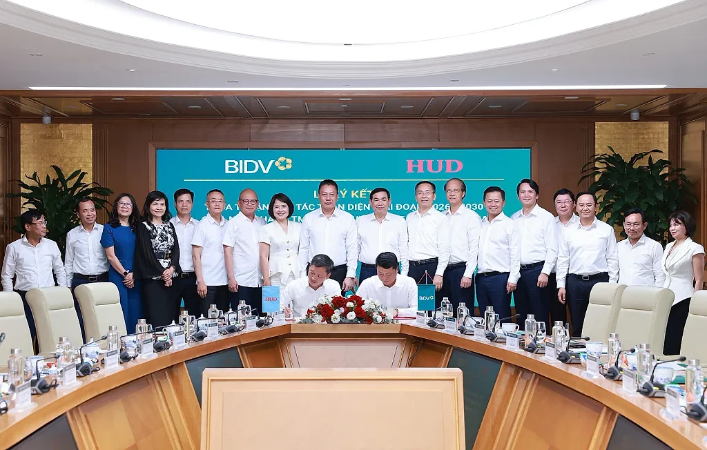 BIDV và HUD tăng cường hợp tác hướng tới phát triển bền vững