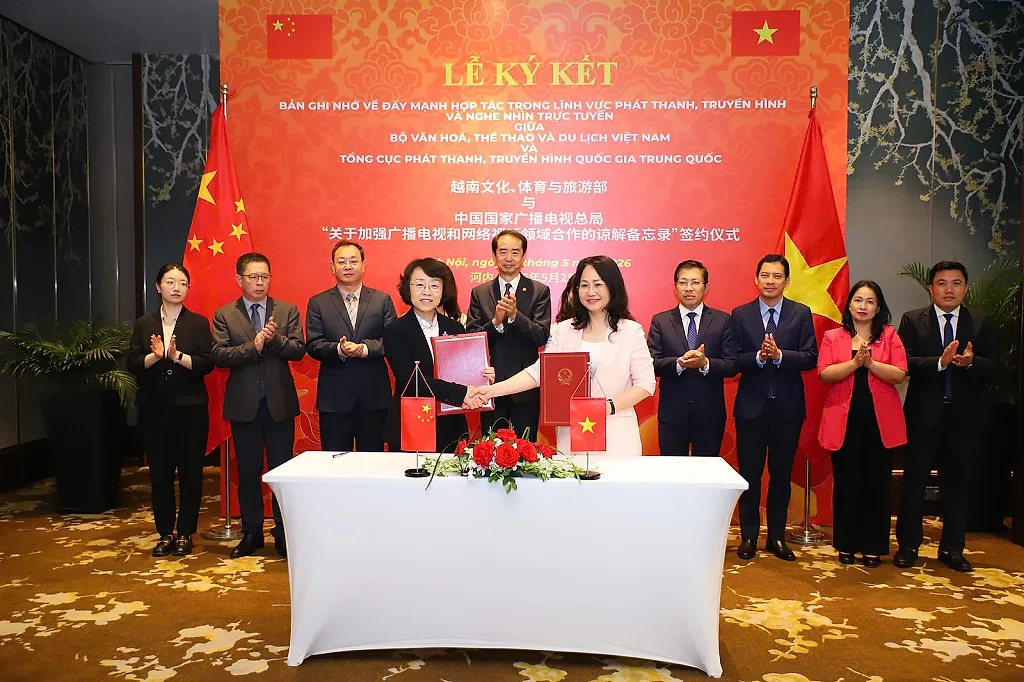 Việt Nam - Trung Quốc: Thúc đẩy hợp tác phát thanh, truyền hình