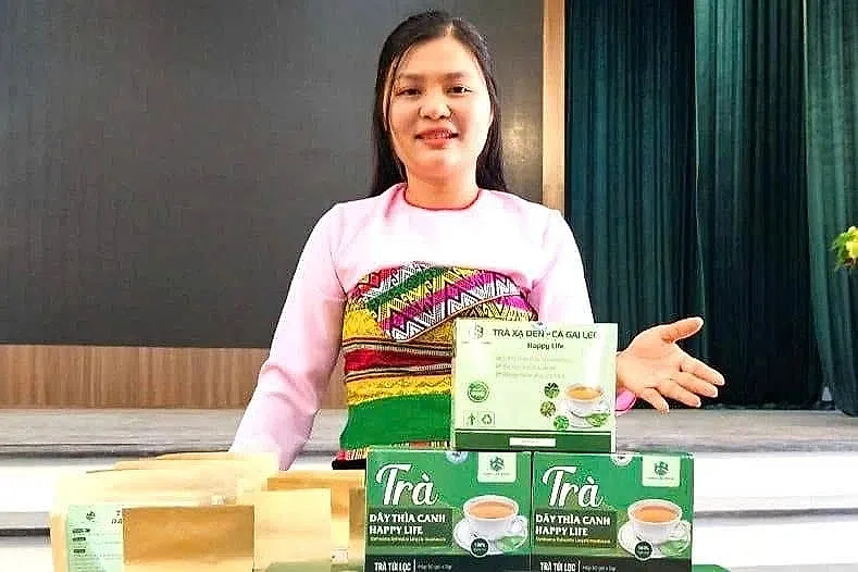 Sản phẩm trà của HTX