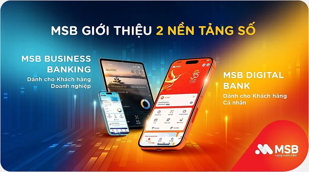 MSB khẳng định vị thế trong cuộc đua số với bộ đôi nền tảng ngân hàng thế hệ mới