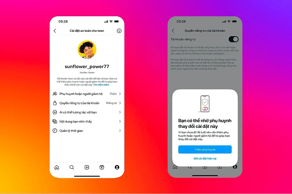 Meta triển khai phiên bản cải tiến của 'Tài khoản Thanh thiếu niên' trên Facebook và Instagram tại Việt Nam