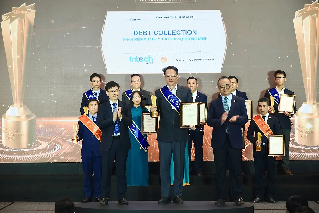 TNTech được vinh danh tại Sao Khuê 2026 với giải pháp quản lý thu hồi nợ thông minh