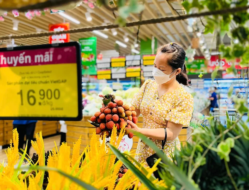 Vải Thanh Hà lên kệ tại hơn 800 điểm bán Saigon Co.op toàn quốc dịp hè